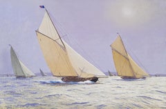 The 'Britannia' Racing The 'Lulworth', Late 1920s