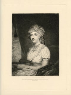 "Mrs Nicklin" etching