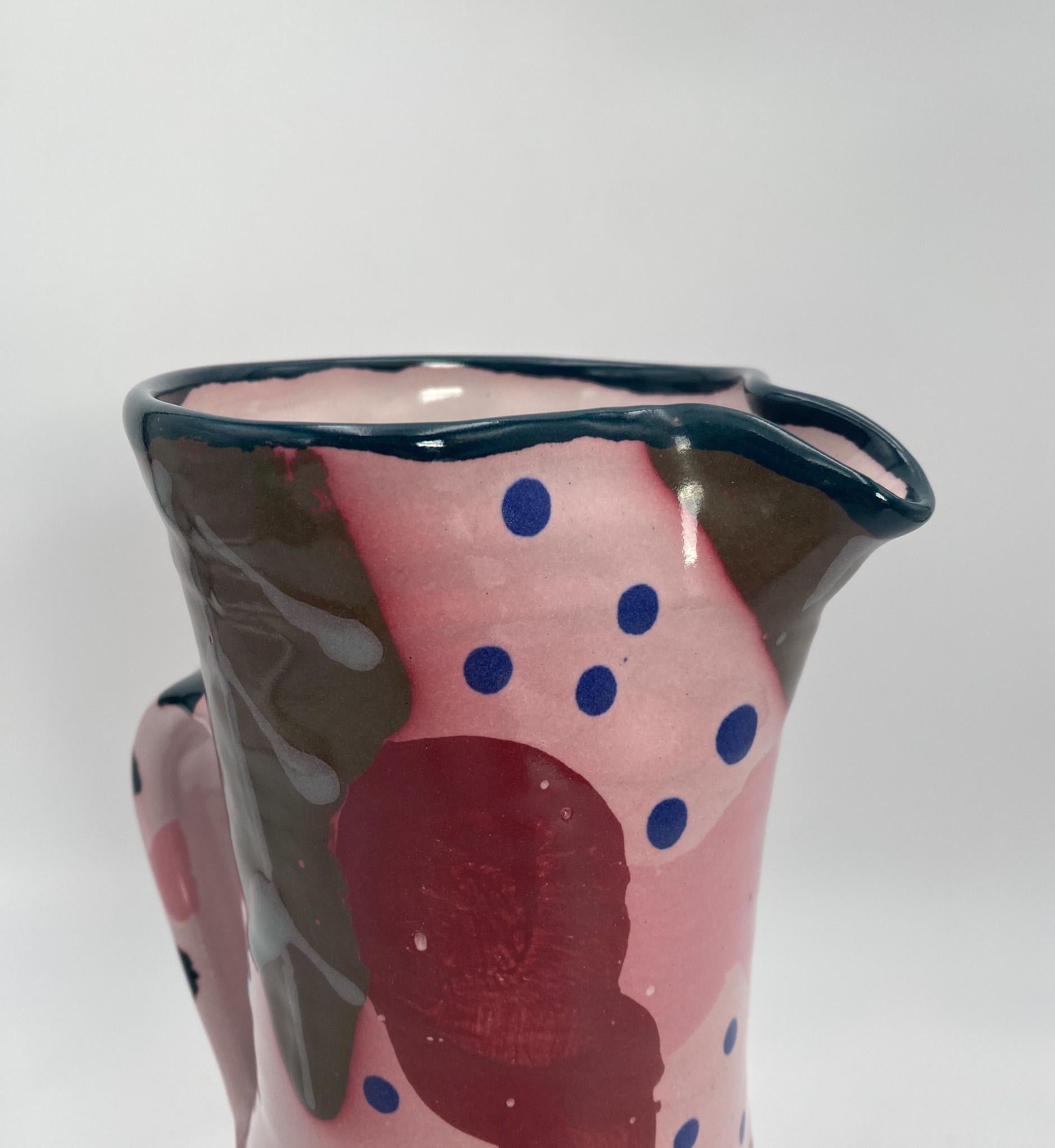Stephen Kilborn Art Pottery Ceramic Pitcher,  United States, 1990's  For Sale 7