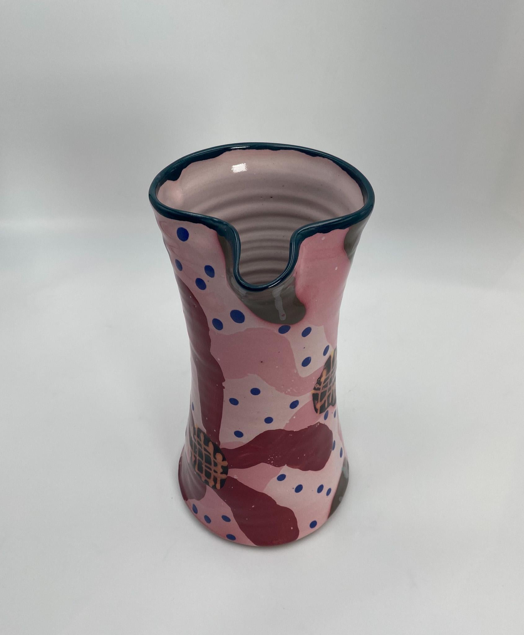 Stephen Kilborn Art Pottery Ceramic Pitcher,  United States, 1990's  For Sale 8