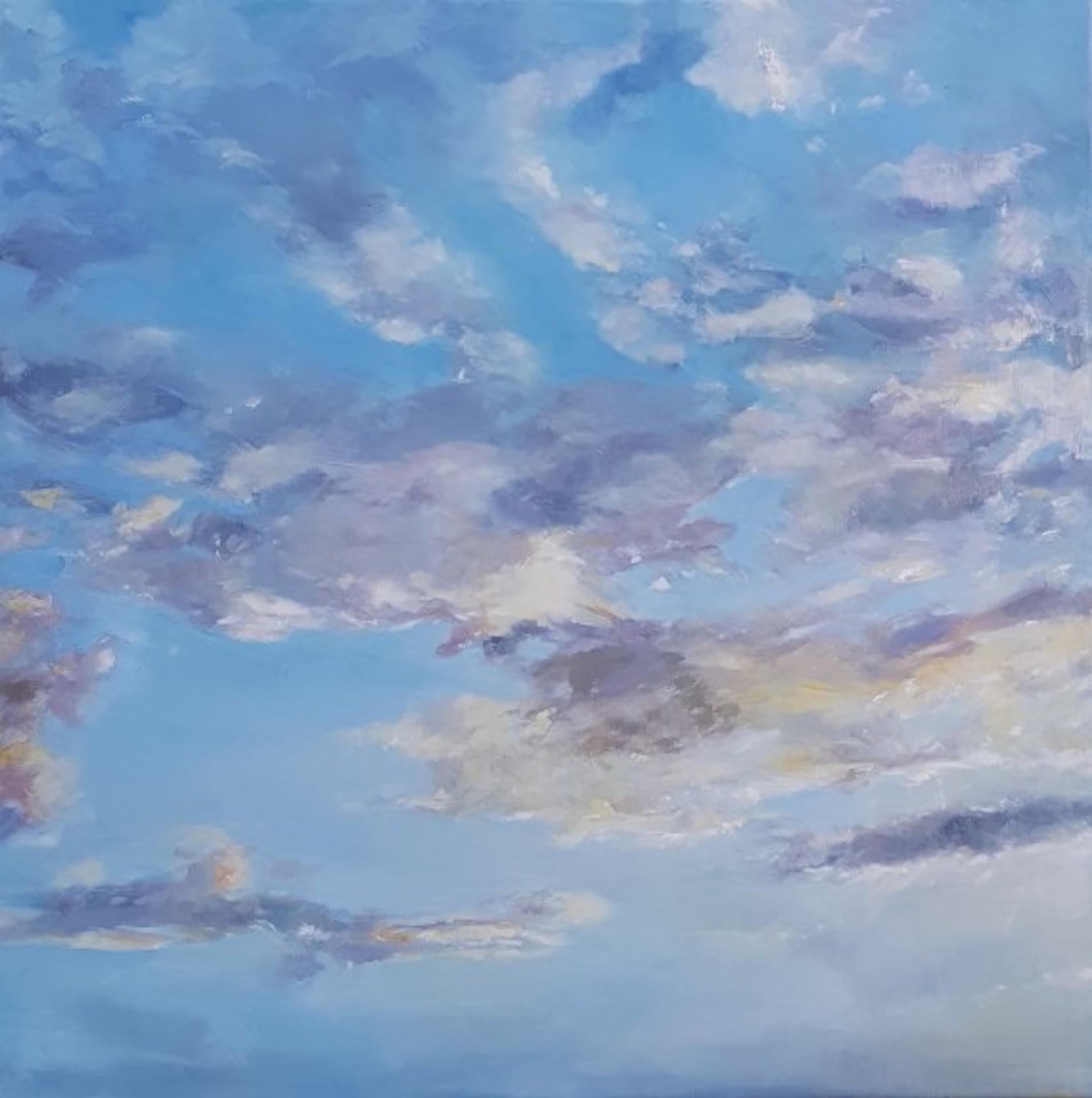 Stephen Kinder, Clearing Skies, Original Landscape Painting, Contemporary Art