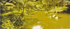 Equilibrio, paesaggio con acqua riflettente di Stephen Lawlor