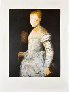 Lavinia - Acquaforte a colori di Stephen Lawlor, Stampa figurativa