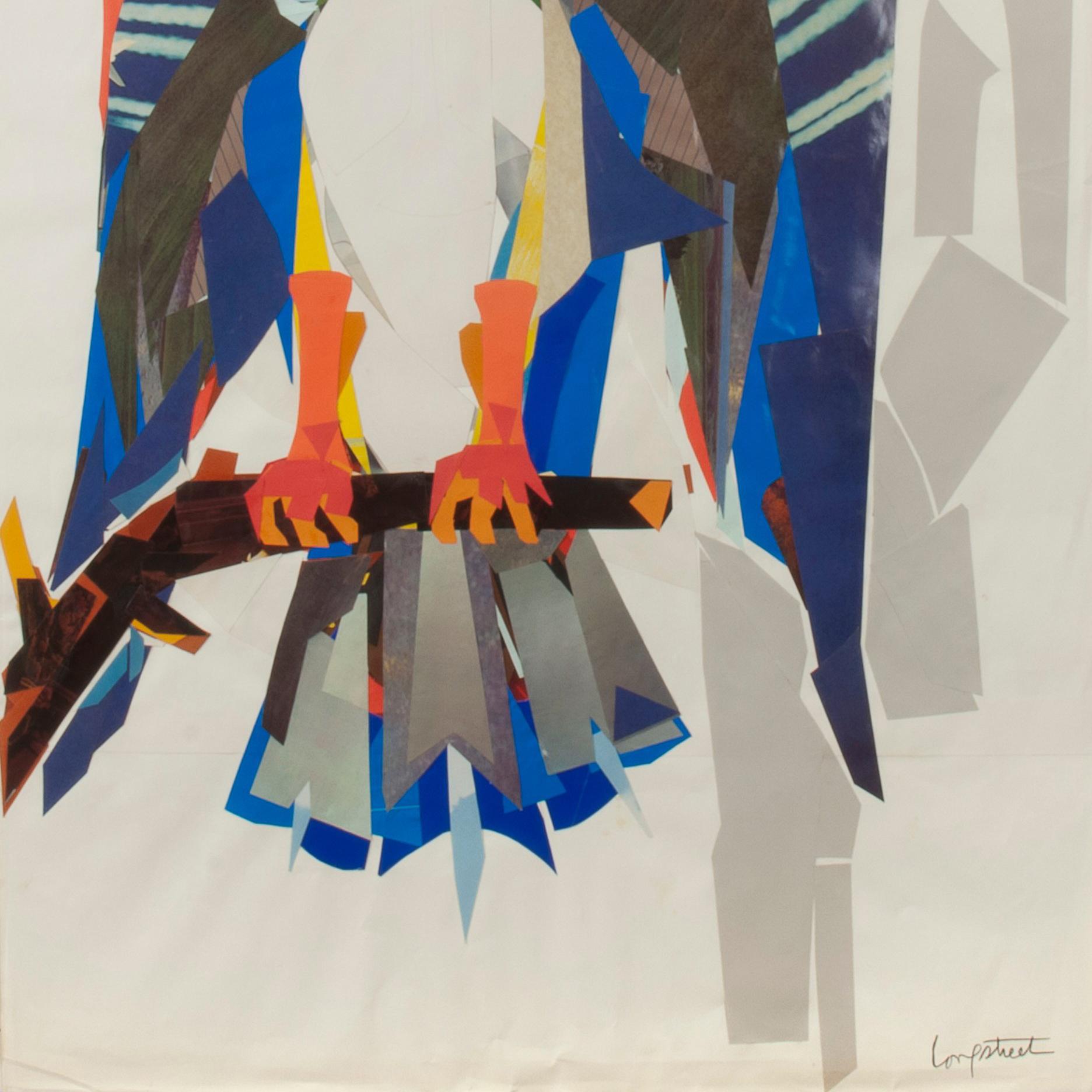 Navajo Thunderbird Silversmith
Signed in ink, titled in pencil
Dimensions: 42 1/4 x 23 inches
Mixed media on paper
Provenance: Acquired from the artist by his friend and patron Joseph M. Erdelac, Cleveland

Stephen Longstreet (1907-2002)
At the