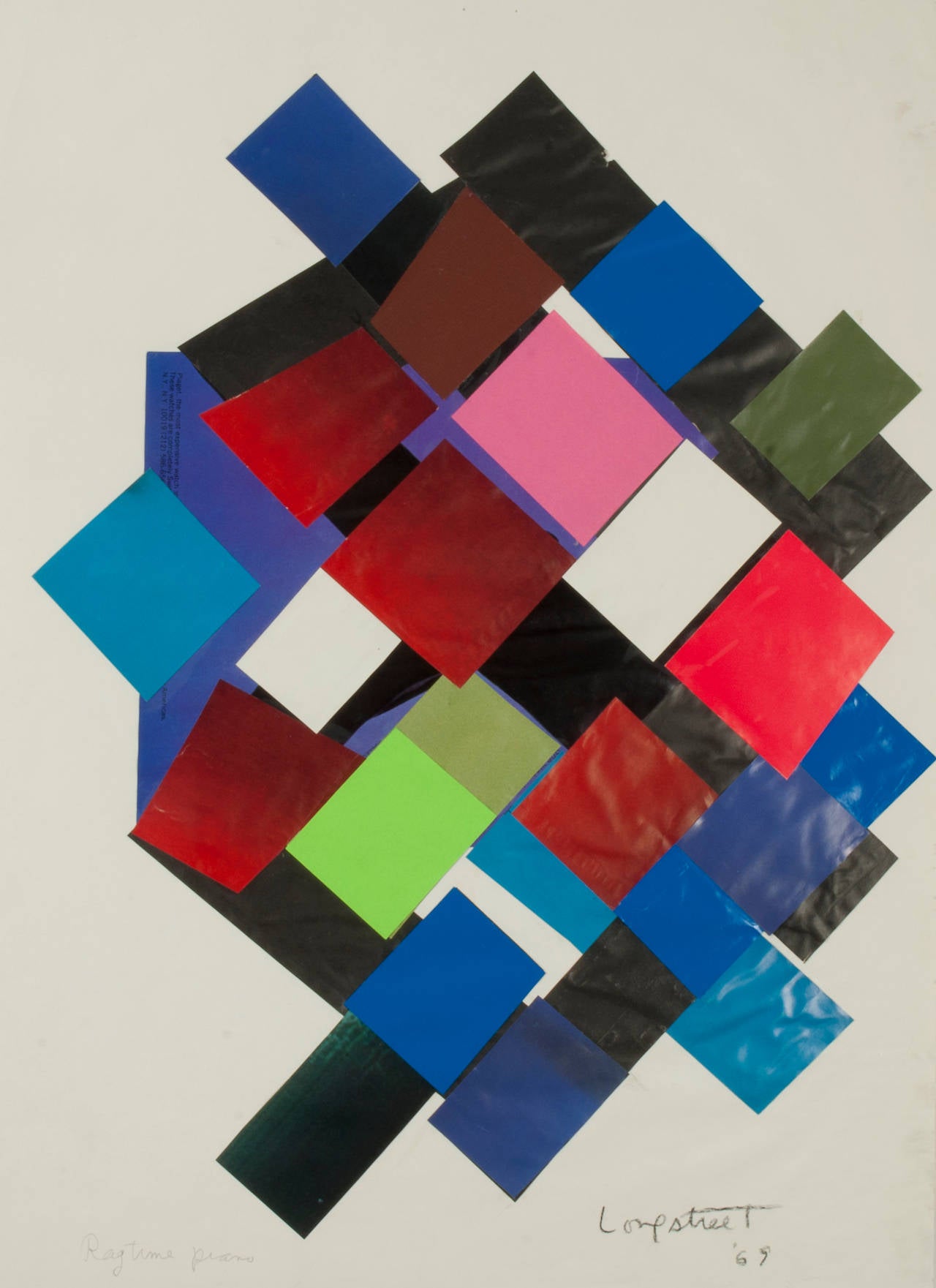 Ragtime-Klavier – Mixed Media Art von Stephen Longstreet