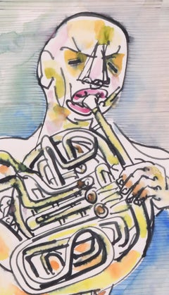 Jazz on a French Horn, alternate title on verso "Practise"