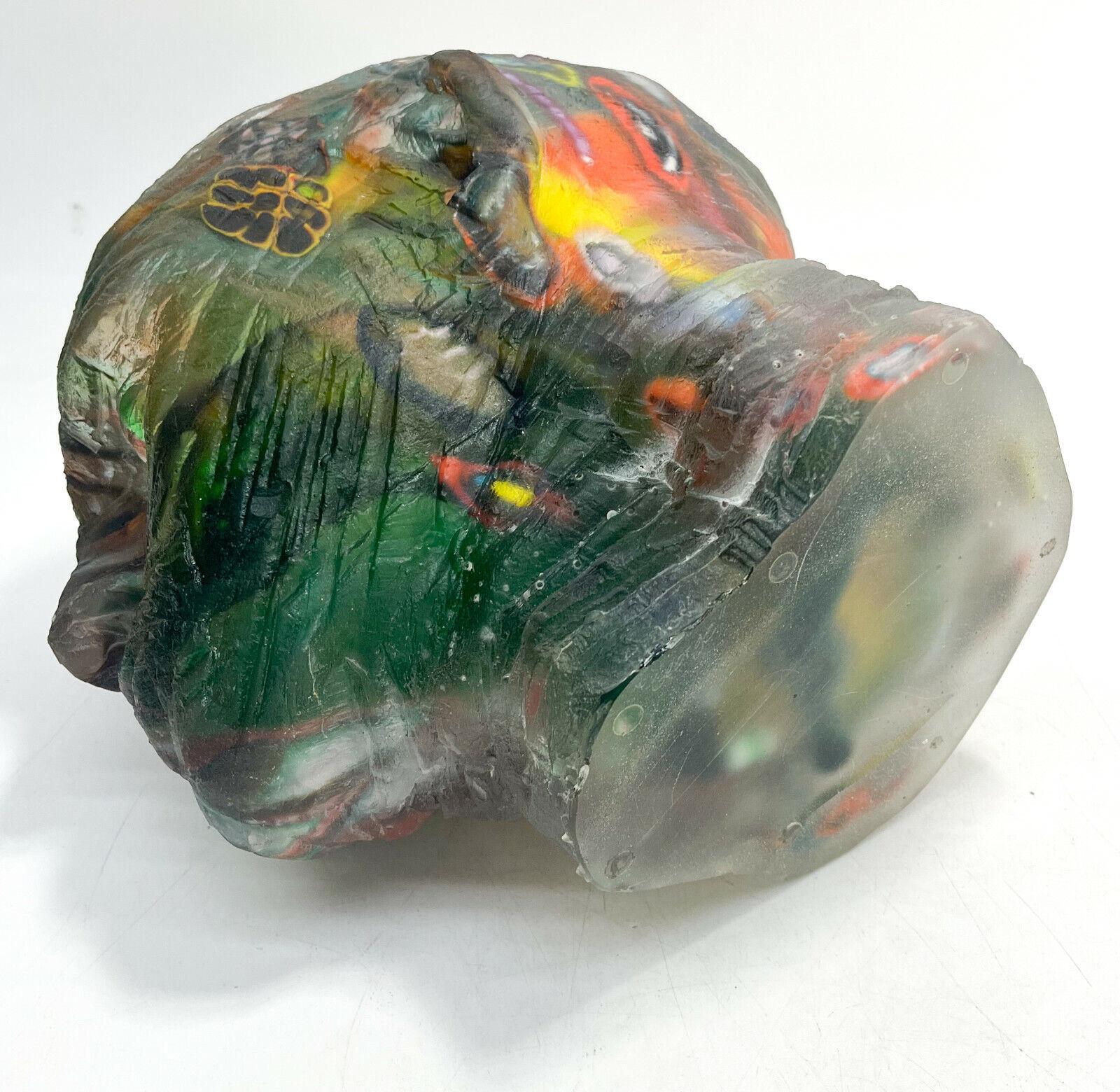 Stephen Lorson Glass Head Sculpture, George, 1995 For Sale 6