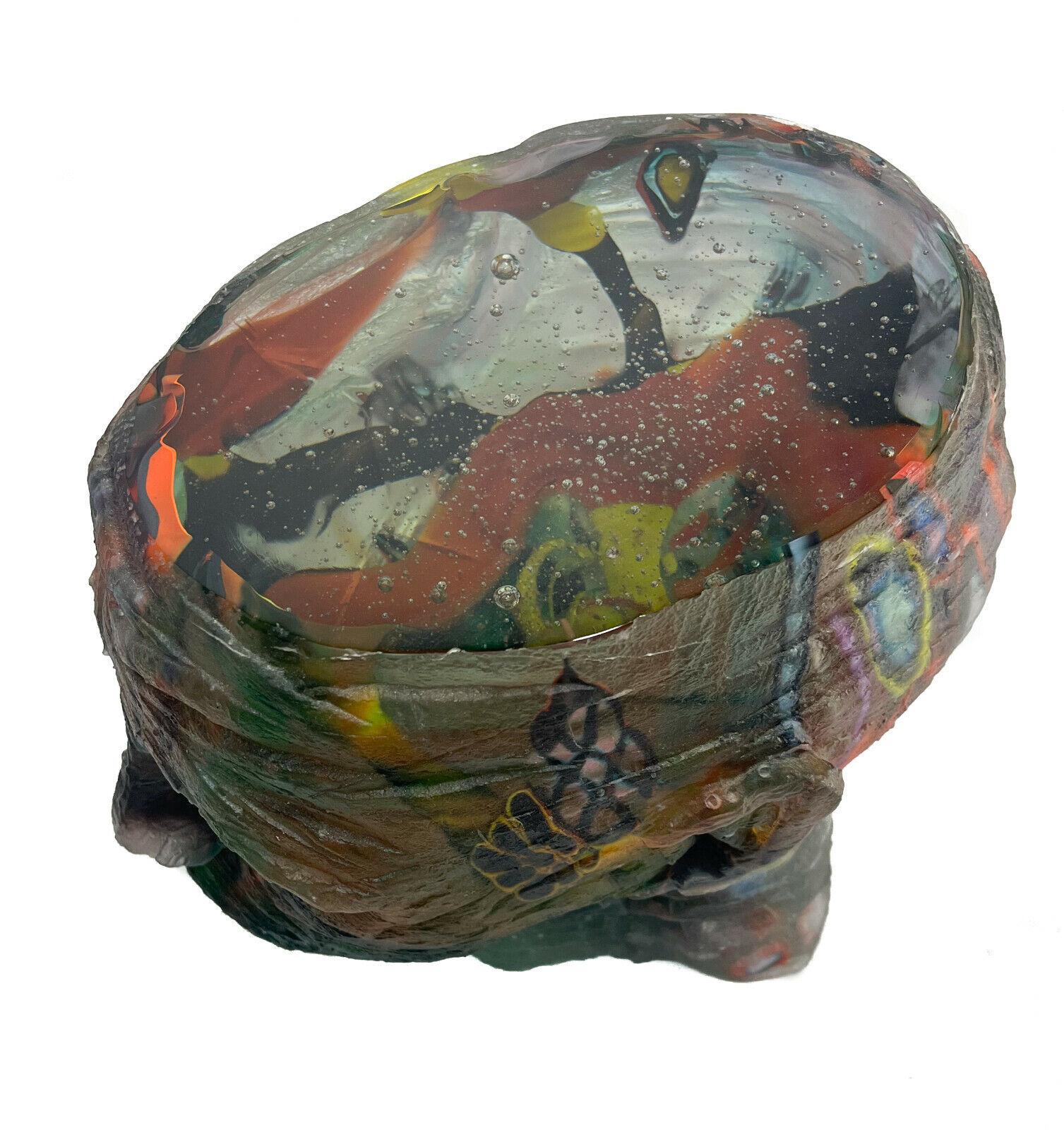 Stephen Lorson Glass Head Sculpture, George, 1995 For Sale 3