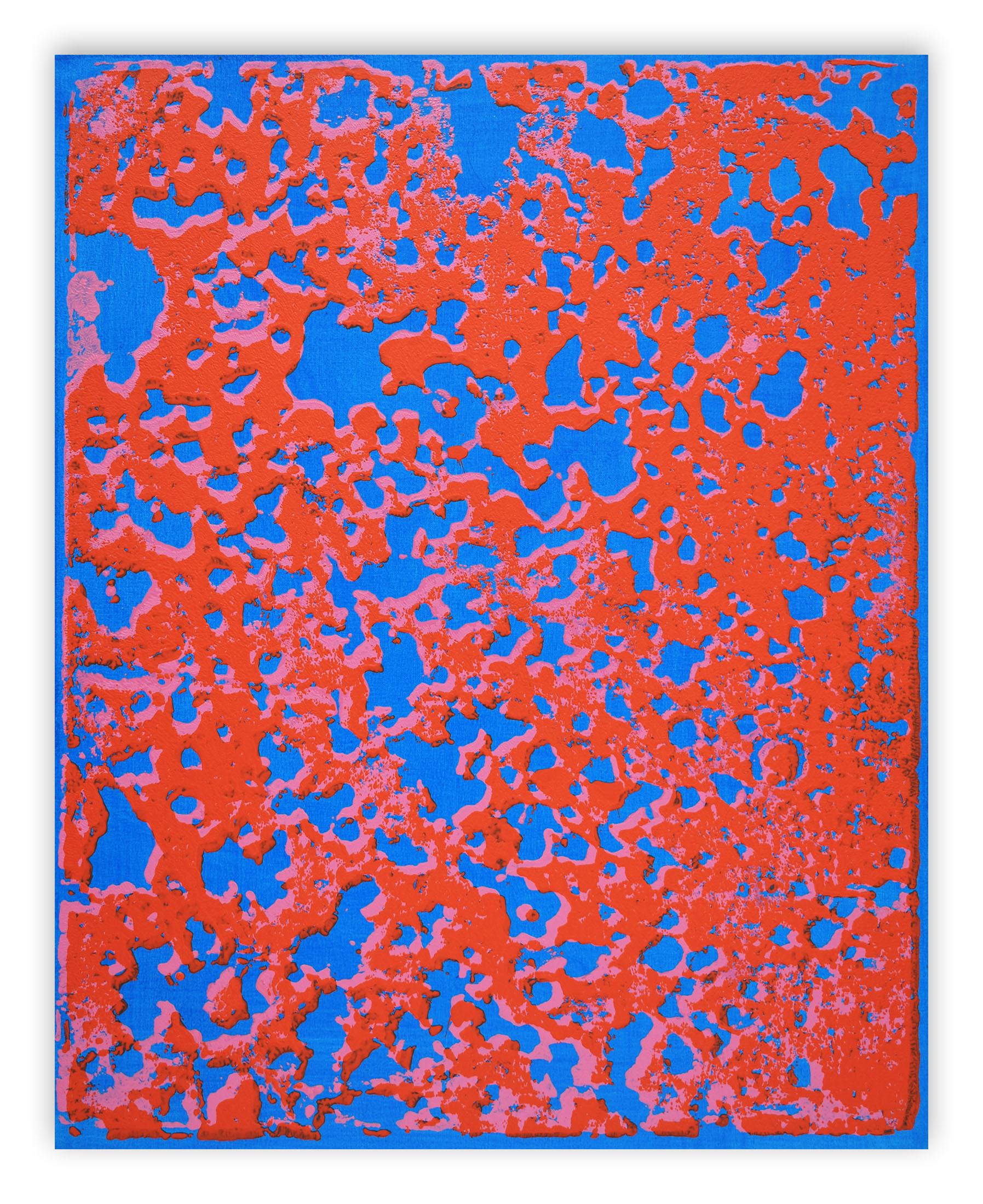 P19-0616 (Abstract Painting)

Acrylic on canvas - Unframed.

In a process closely akin to relief printmaking, Maine uses textured surfaces to apply fluid acrylic paint indirectly to prepared canvas. He makes these surfaces or “plates,” some of which