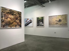 "Mind the Gap" Fotografia di scogliera della metropolitana - Opera d'arte ambientale di grandi dimensioni