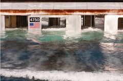 "Pool" Large Scale Framed Photograph, Reefing of NYC Subway: American Waterscape