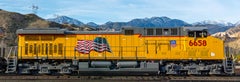  «UP6658 Locomotive » Photographie couleur en édition limitée 50,8 x 152,4 cm