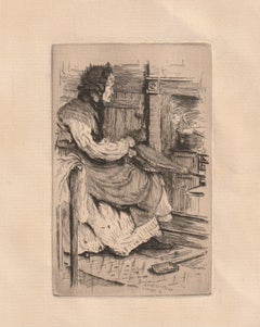 My Ain Fireside, from the portfolio Some Modern Etchings