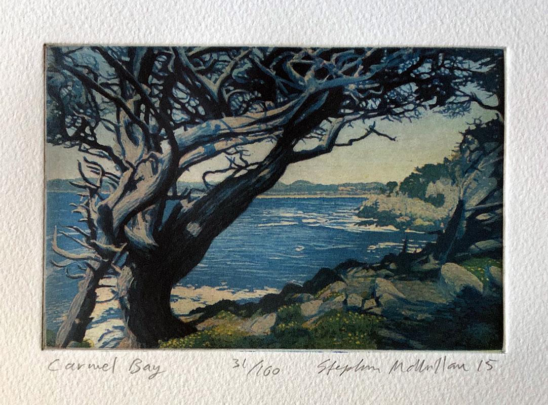 Stephen McMillan Landscape Print - Carmel Bay