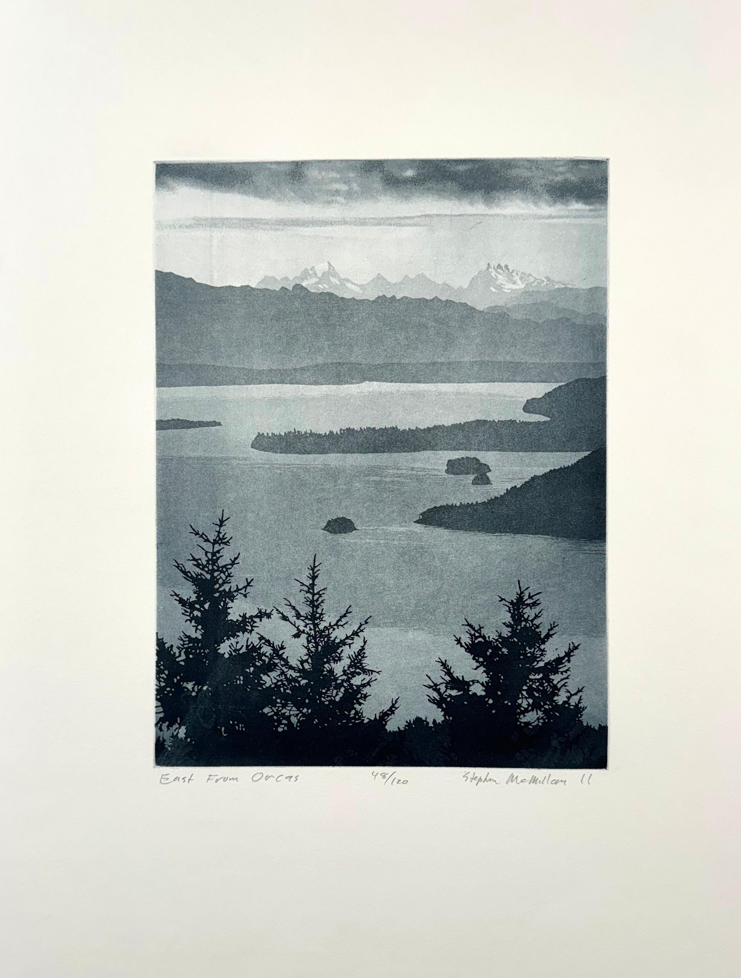 East From Orcas, by Stephen McMillan For Sale 1
