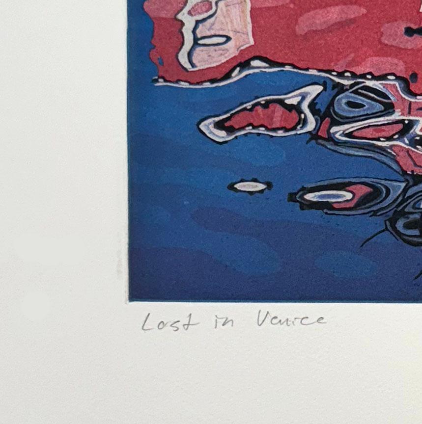 Verlorenes in Venedig (Braun), Landscape Print, von Stephen McMillan
