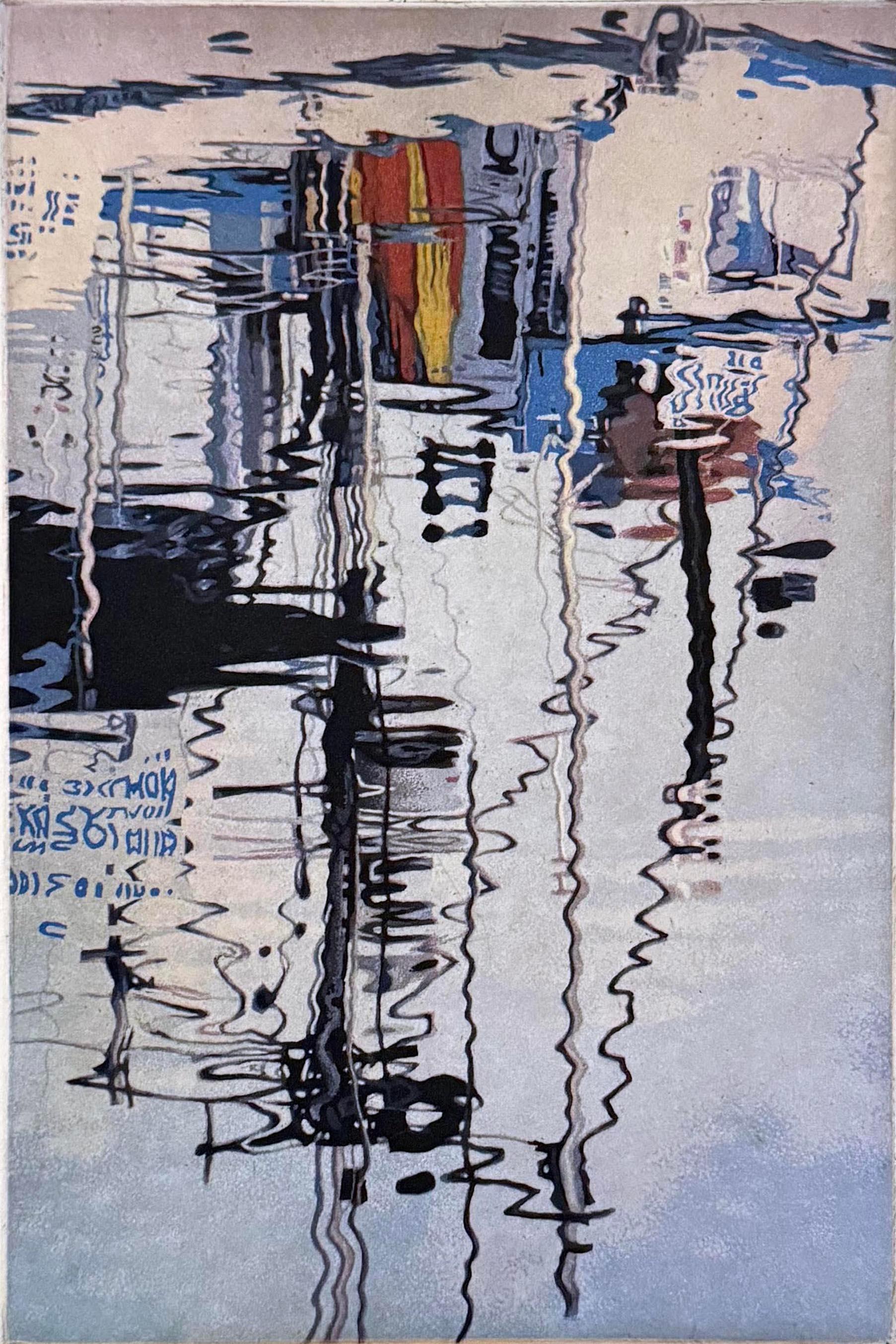 Landscape Print de Stephen McMillan - Reflejos de la Marina