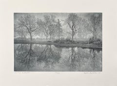 Morning Meditation — Etching and Aquatint Landscape by Stephen McMillan