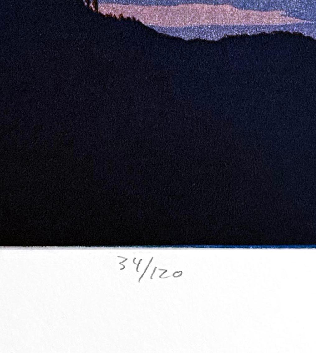 Salish Sea - Black Landscape Print by Stephen McMillan