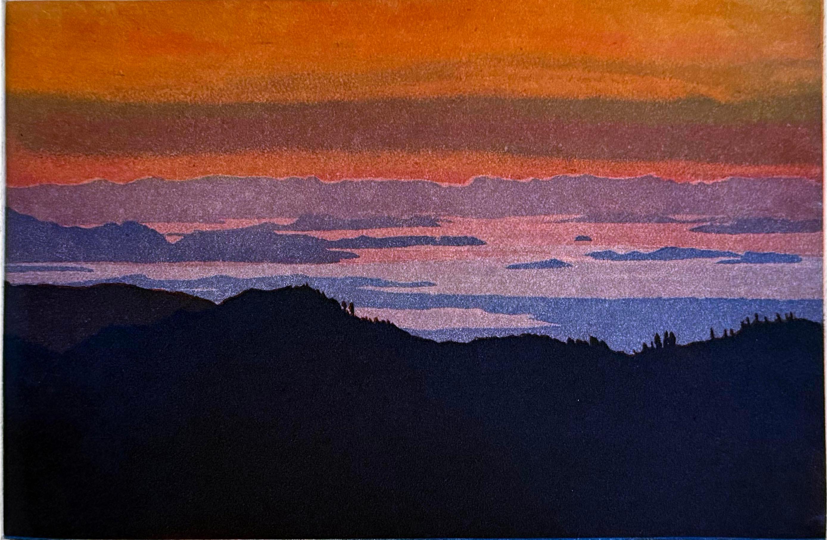 Stephen McMillan Landscape Print - Salish Sea