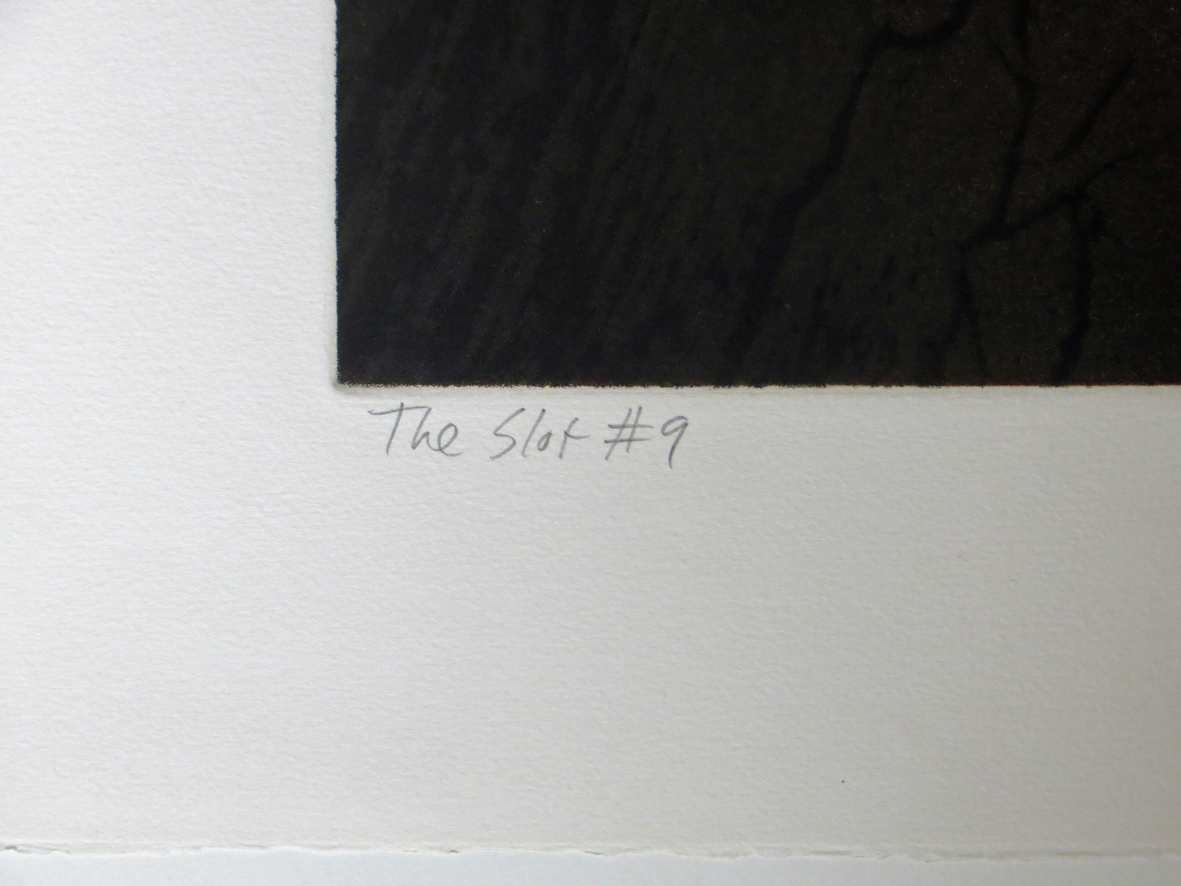 Artiste : Stephen McMillan - Américain (1949- )
Titre : The Slot #9
Année : 1981
Médium : gravure à l'eau-forte à 3 plaques
Dimensions de la vue : 36 x 24