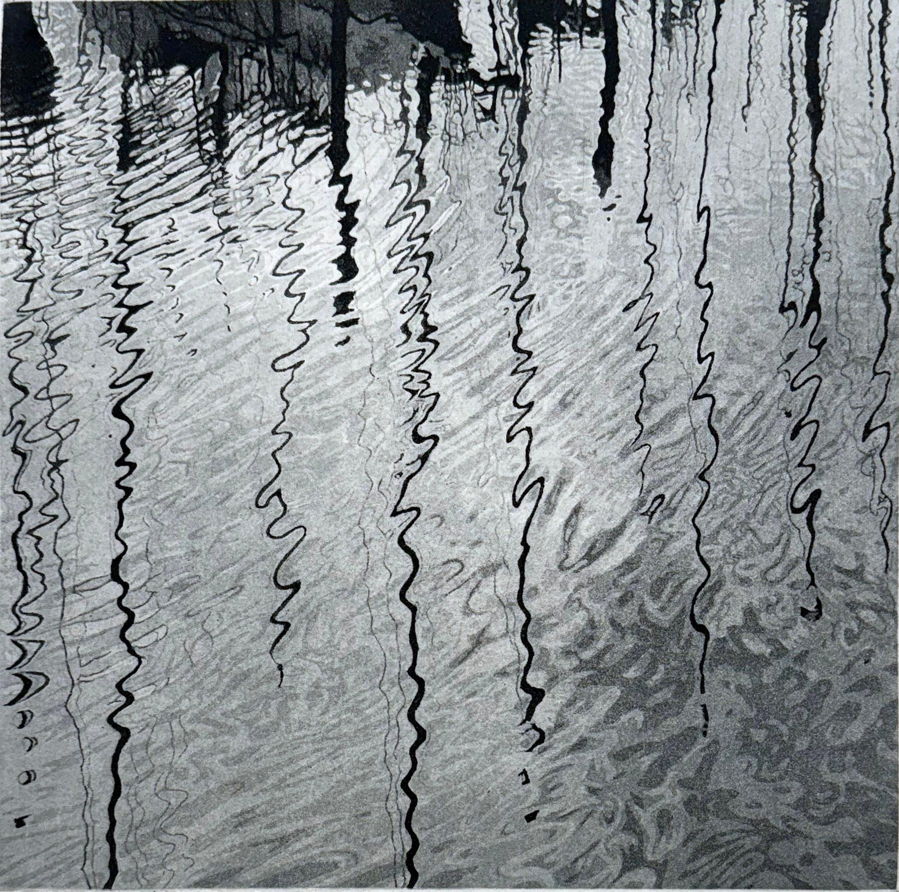 Stephen McMillan Landscape Print – Wasser-Musik