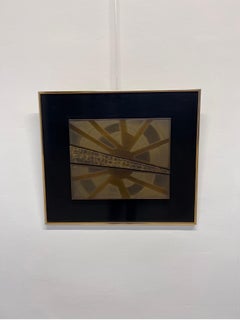 Stephen Michael Levinson Sculpted Bronze Wall Art, Vintage, 1970s