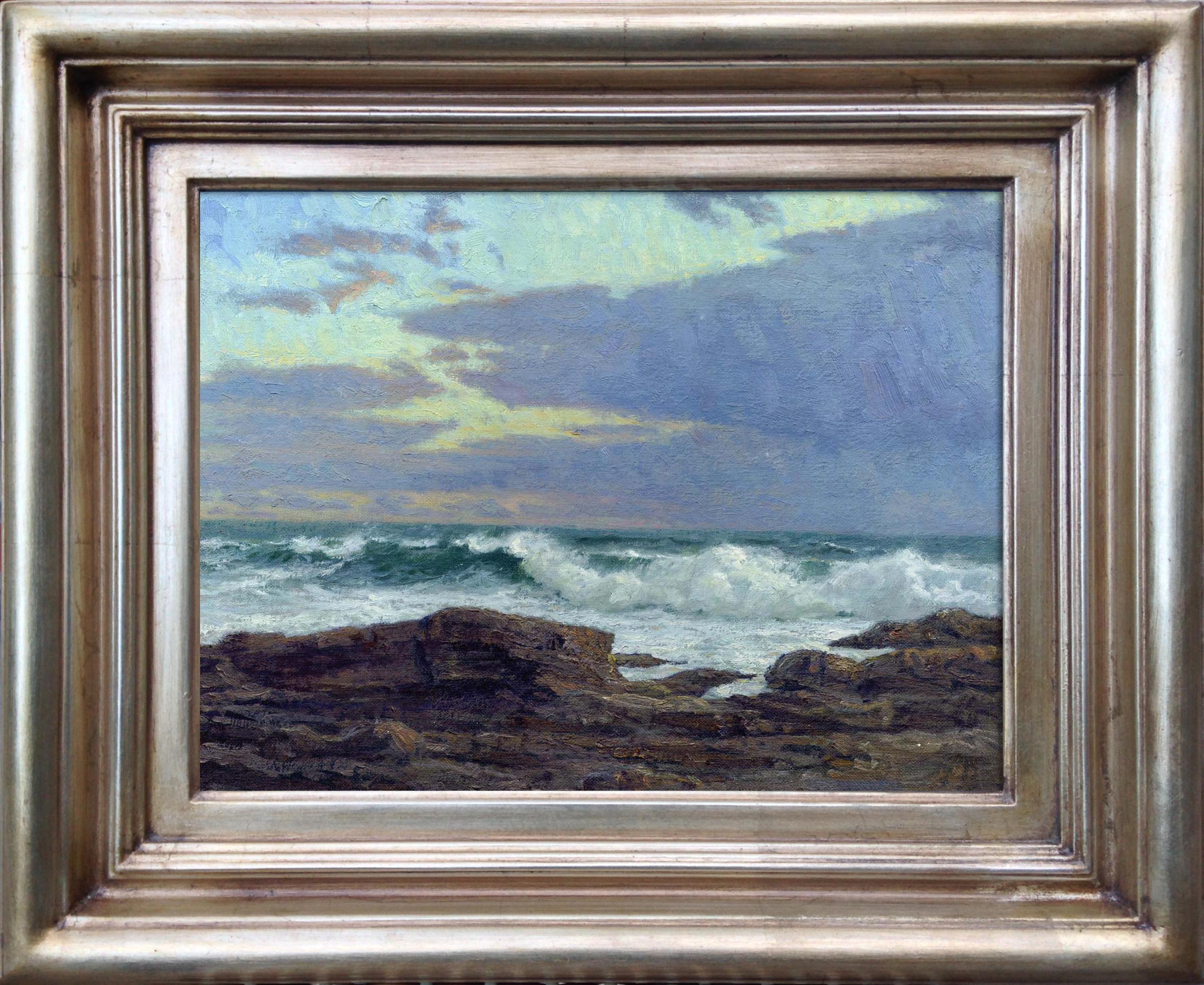 Stephen Mirich Landscape Painting - Weather Front, Point Fermin