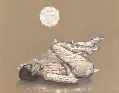 How The Light Gets In, Mixed Media auf MDF-Paneel