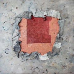 Moroccan Wall 1, Mixed Media on MDF Panel