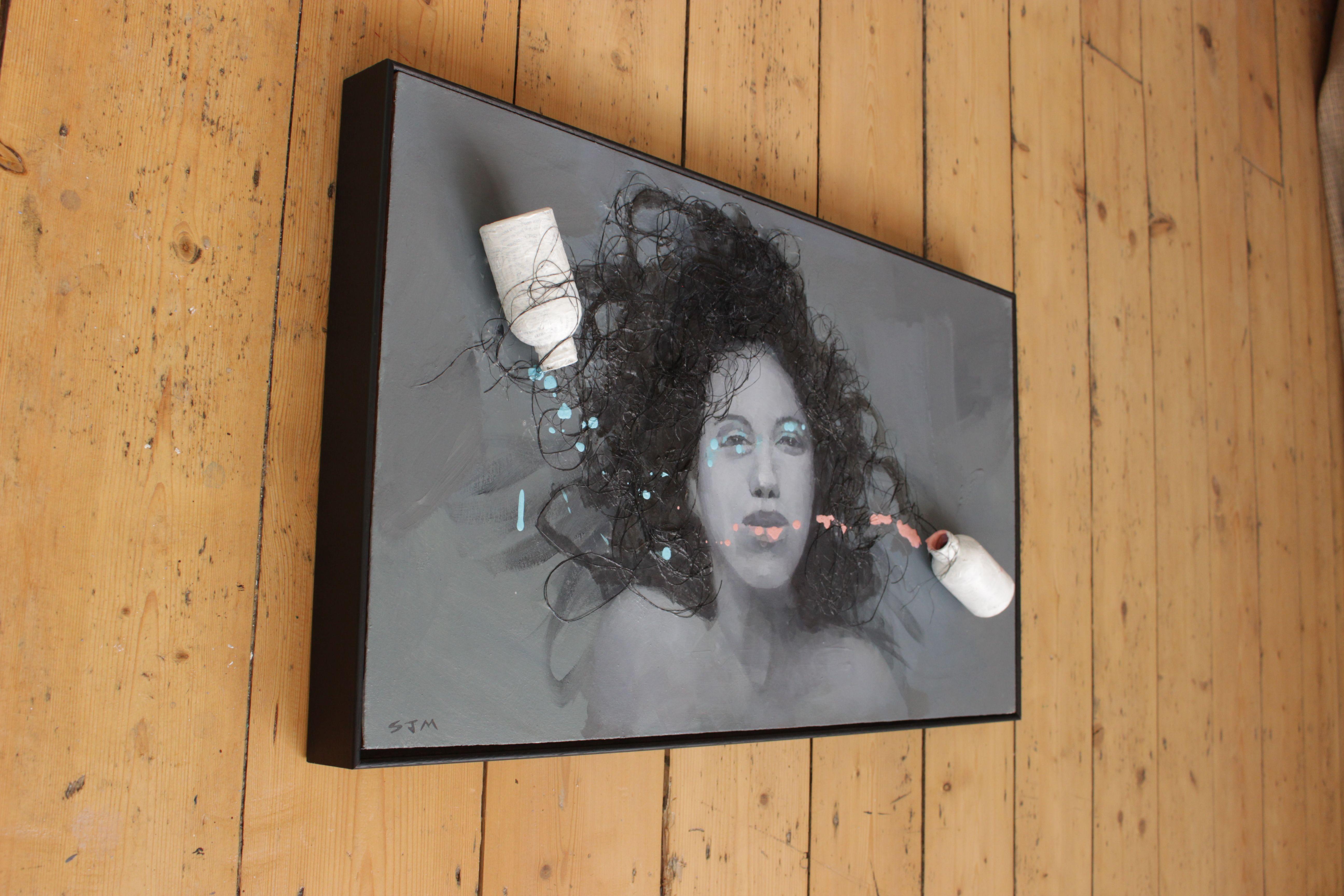 Tangled, Mixed Media auf MDF-Paneel im Angebot 1