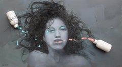 Tangled, Mixed Media on MDF Panel