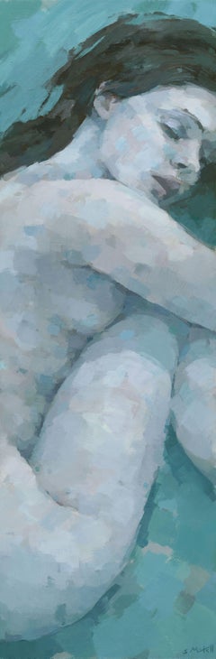 Born Blue, Painting, Acrylic on MDF Panel