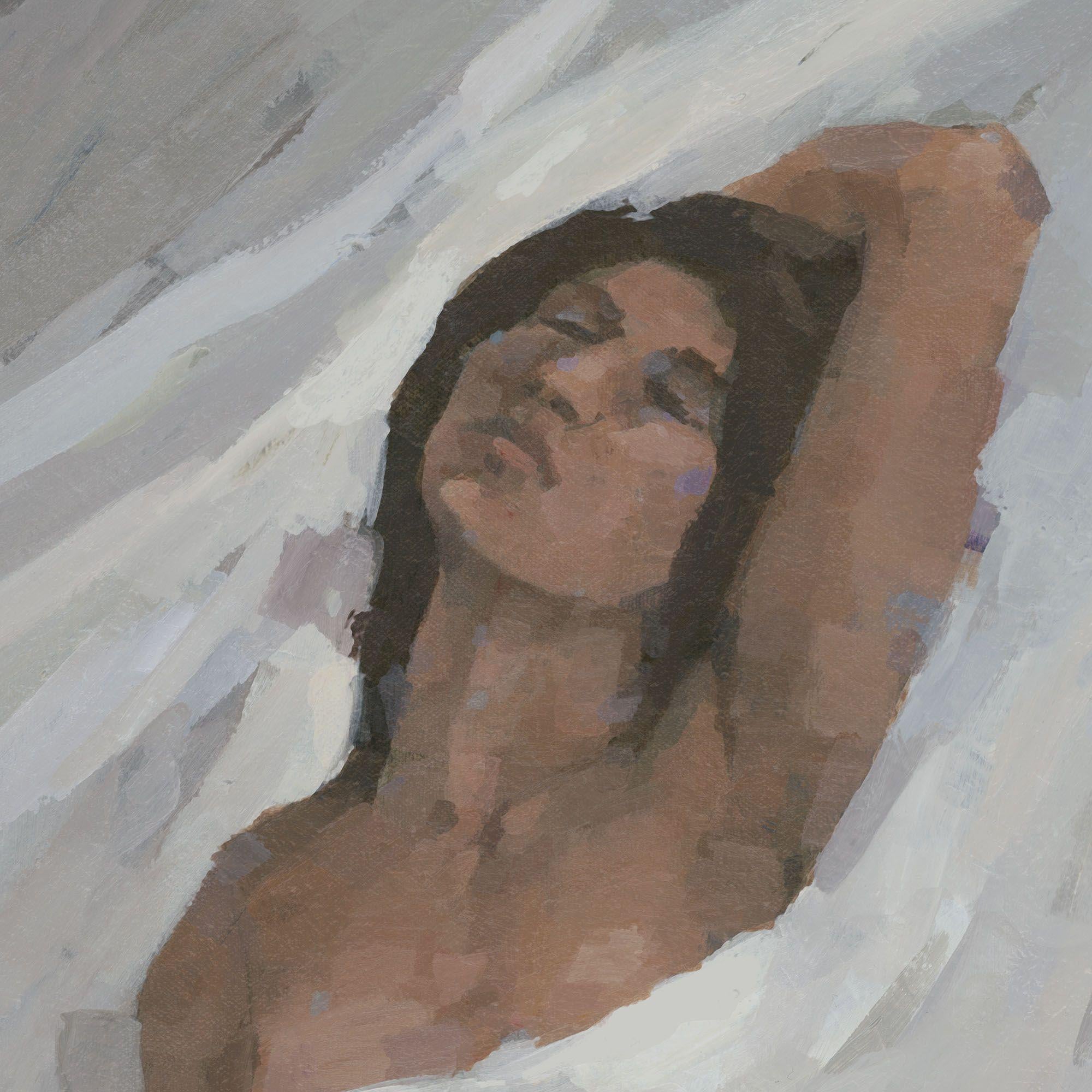 Peinture Iyona, Acrylique sur Toile - Impressionnisme Painting par Stephen Mitchell