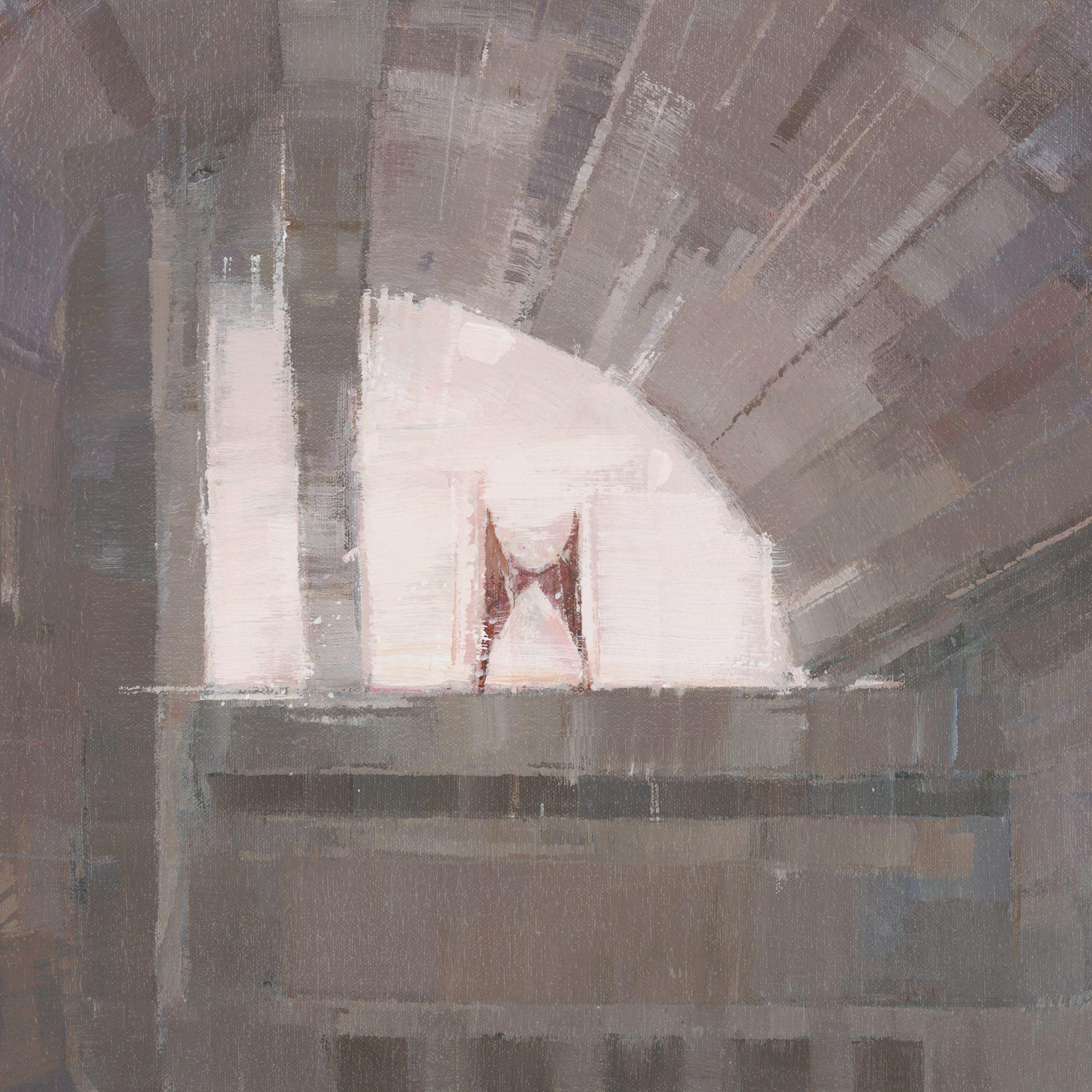 Estación de Kioto, Pintura, Acrílico sobre lienzo - Painting Otro estilo de arte de Stephen Mitchell