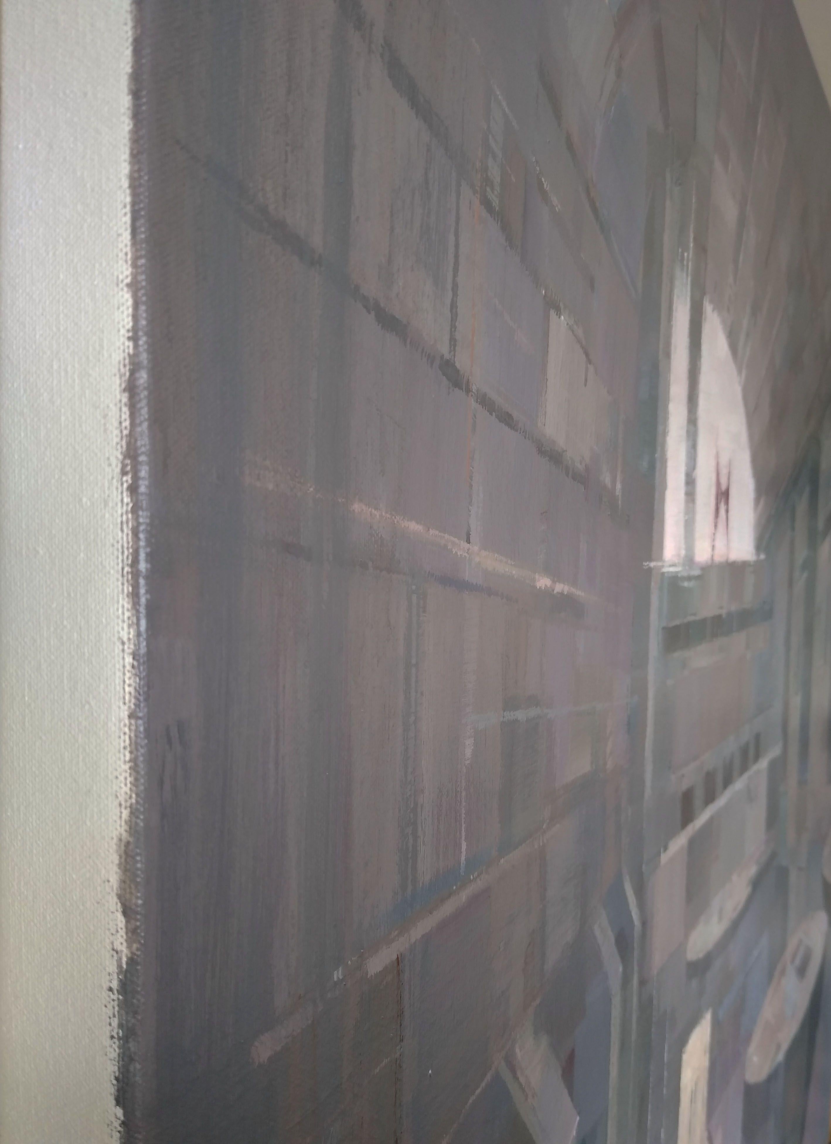 Estación de Kioto, Pintura, Acrílico sobre lienzo en venta 1
