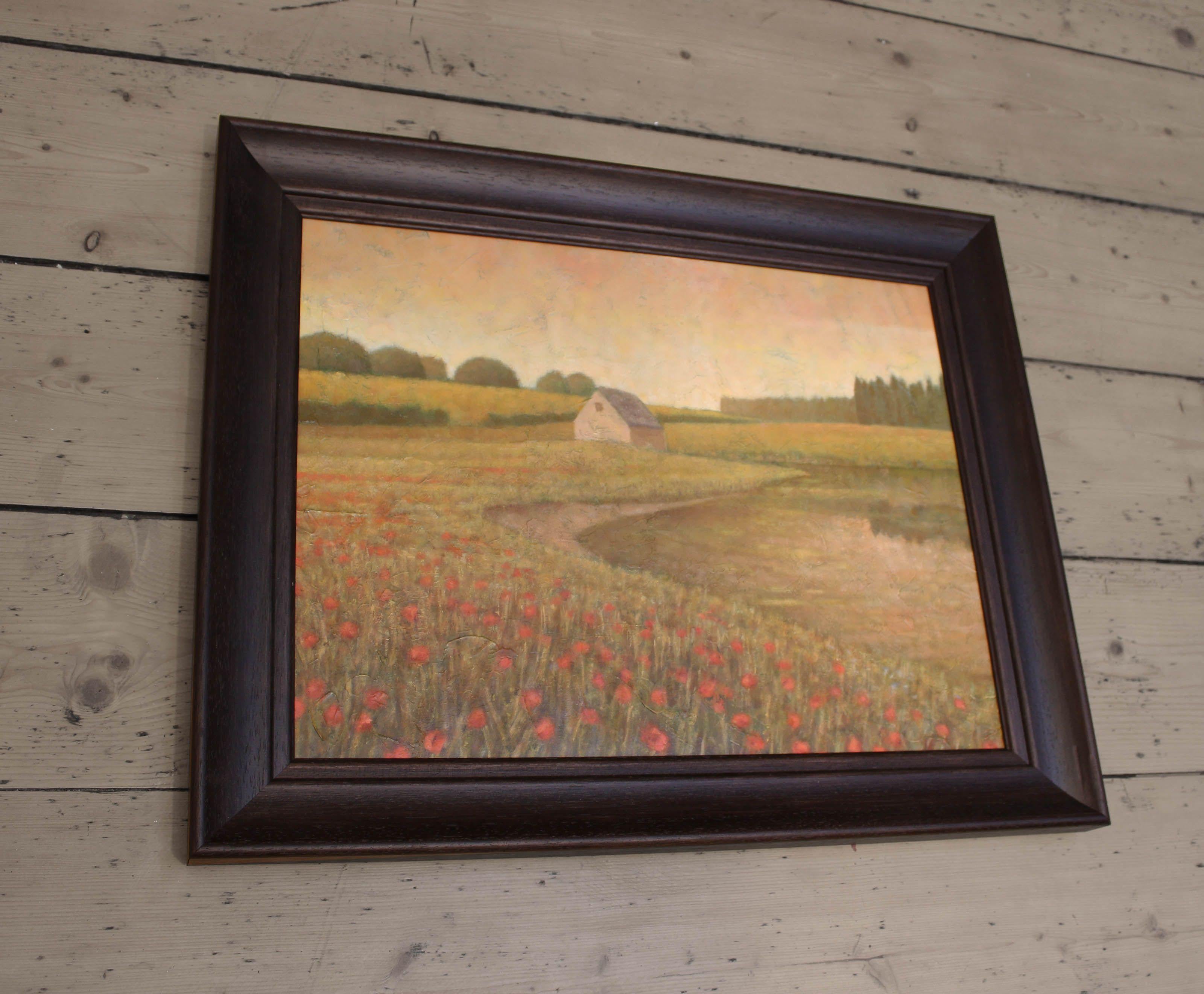 Peinture Lakeland Meadows 1, Acrylique sur Autre - Impressionnisme Painting par Stephen Mitchell
