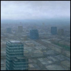 London Cityscape 3, Painting, Acrylic on MDF Panel