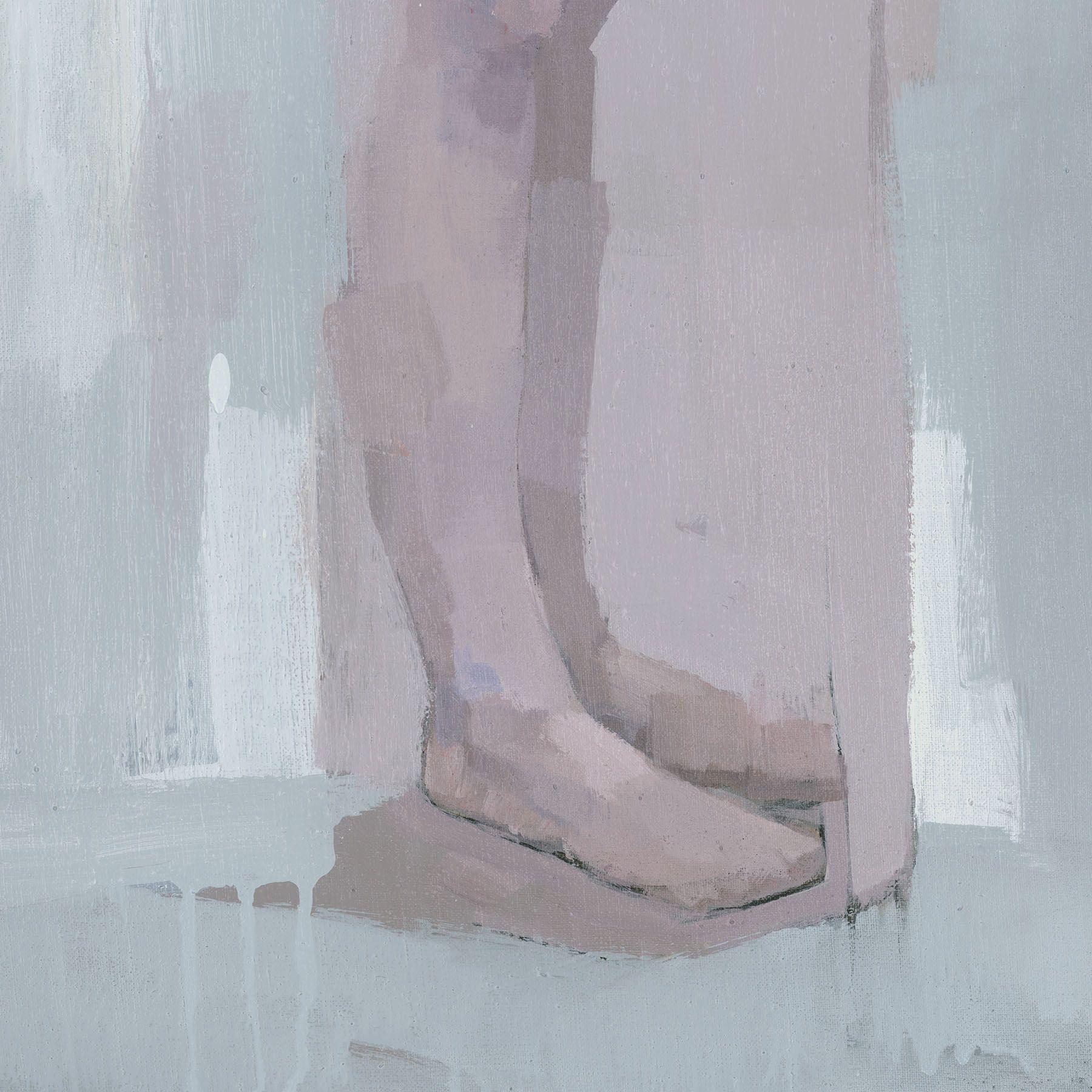 Standing Female Nude, Painting, Acrylic on Canvas 2