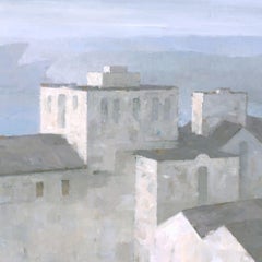 Sydney Opera House in a Morning Haze, Pittura, Acrilico su pannello MDF