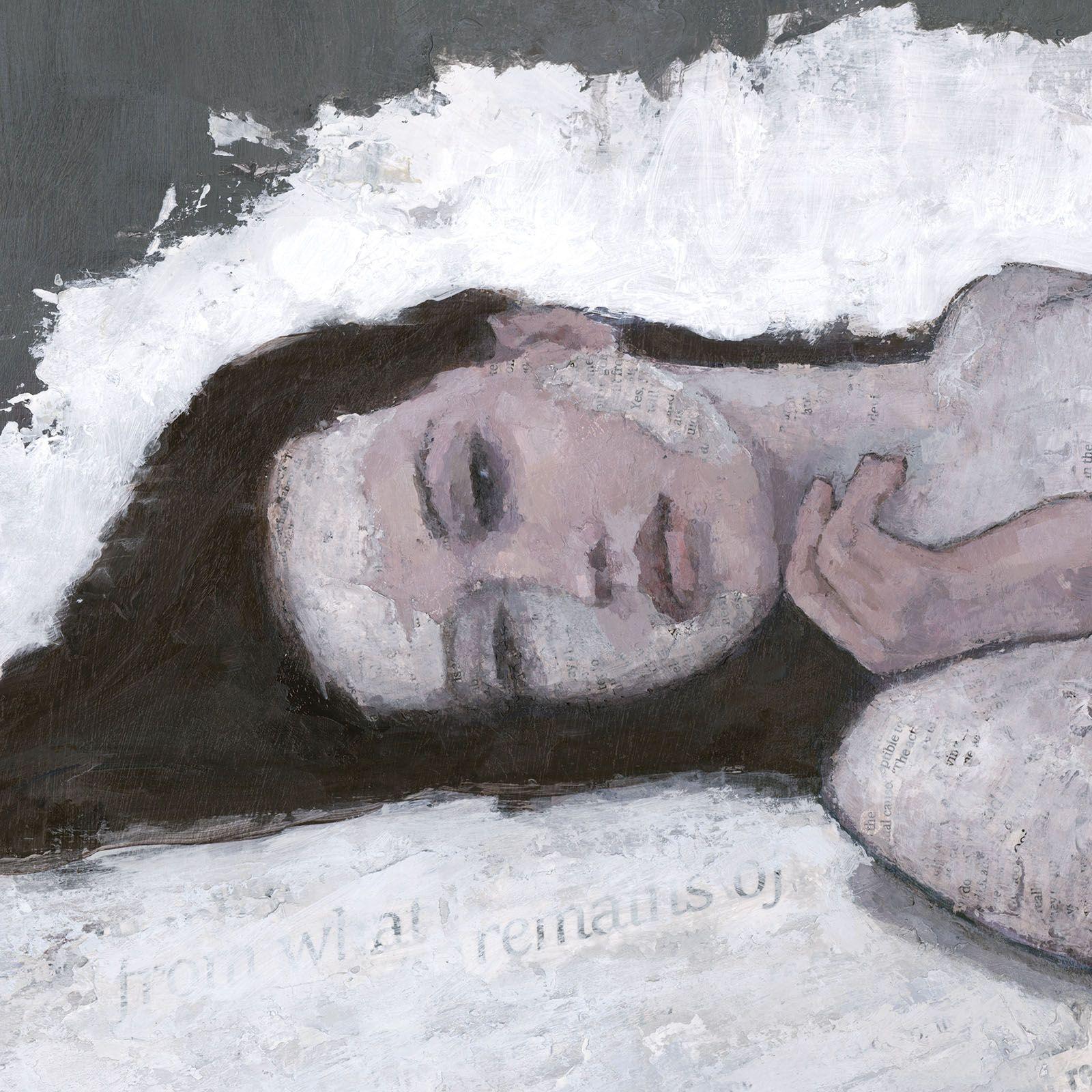 Peinture « What Remains », acrylique sur panneau de MDF - Contemporain Painting par Stephen Mitchell