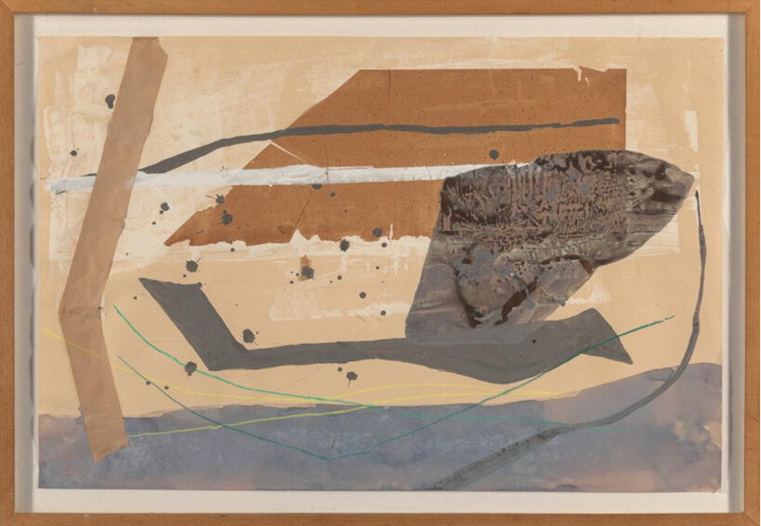 Peinture de paysage technique mixte Southwestern Spirit de Stephen Mueller en vente 1