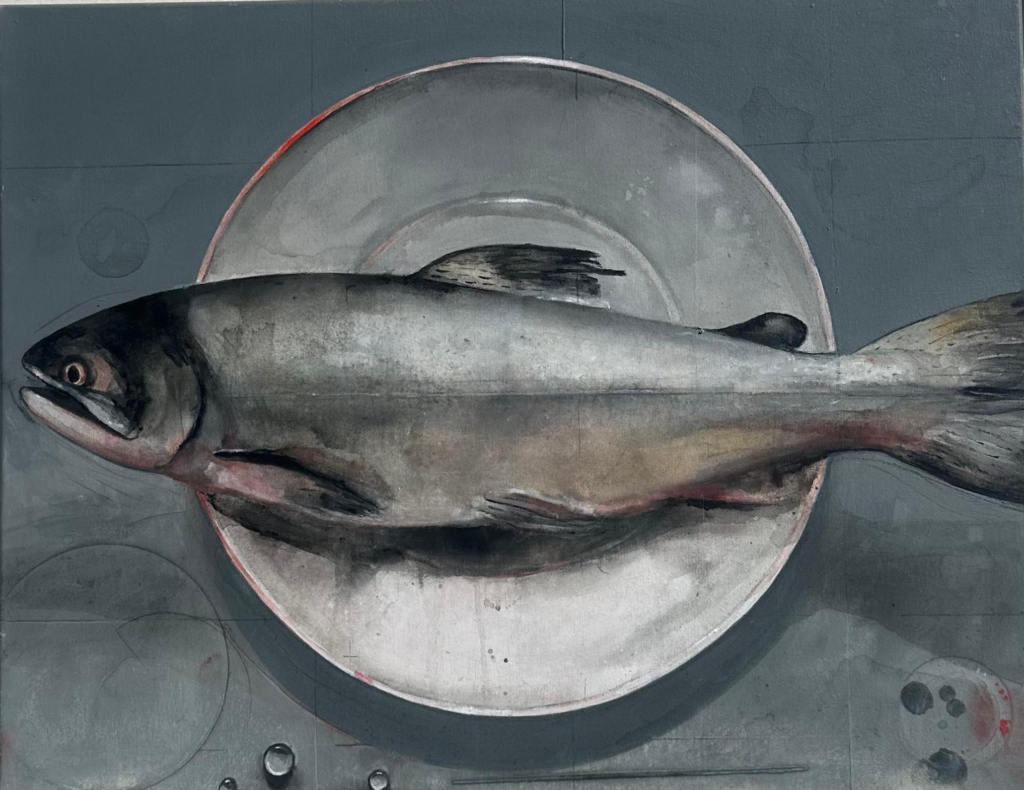 Stephen Namara Animal Painting – Sockeye