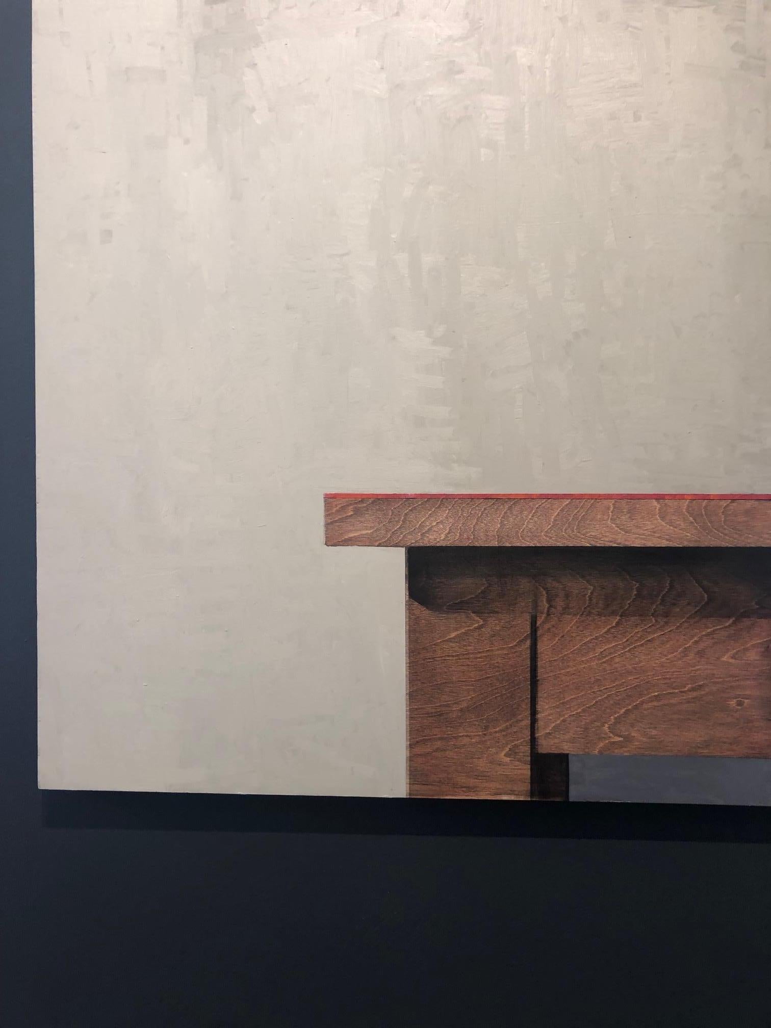L'Orchidea Phalaenopsis White sembra risplendere dall'interno in questo dipinto a olio su legno di Stephen Namara, noto per la creazione di abili disegni e dipinti di persone, oggetti di natura morta e paesaggi contemporanei. L'artista afroamericano