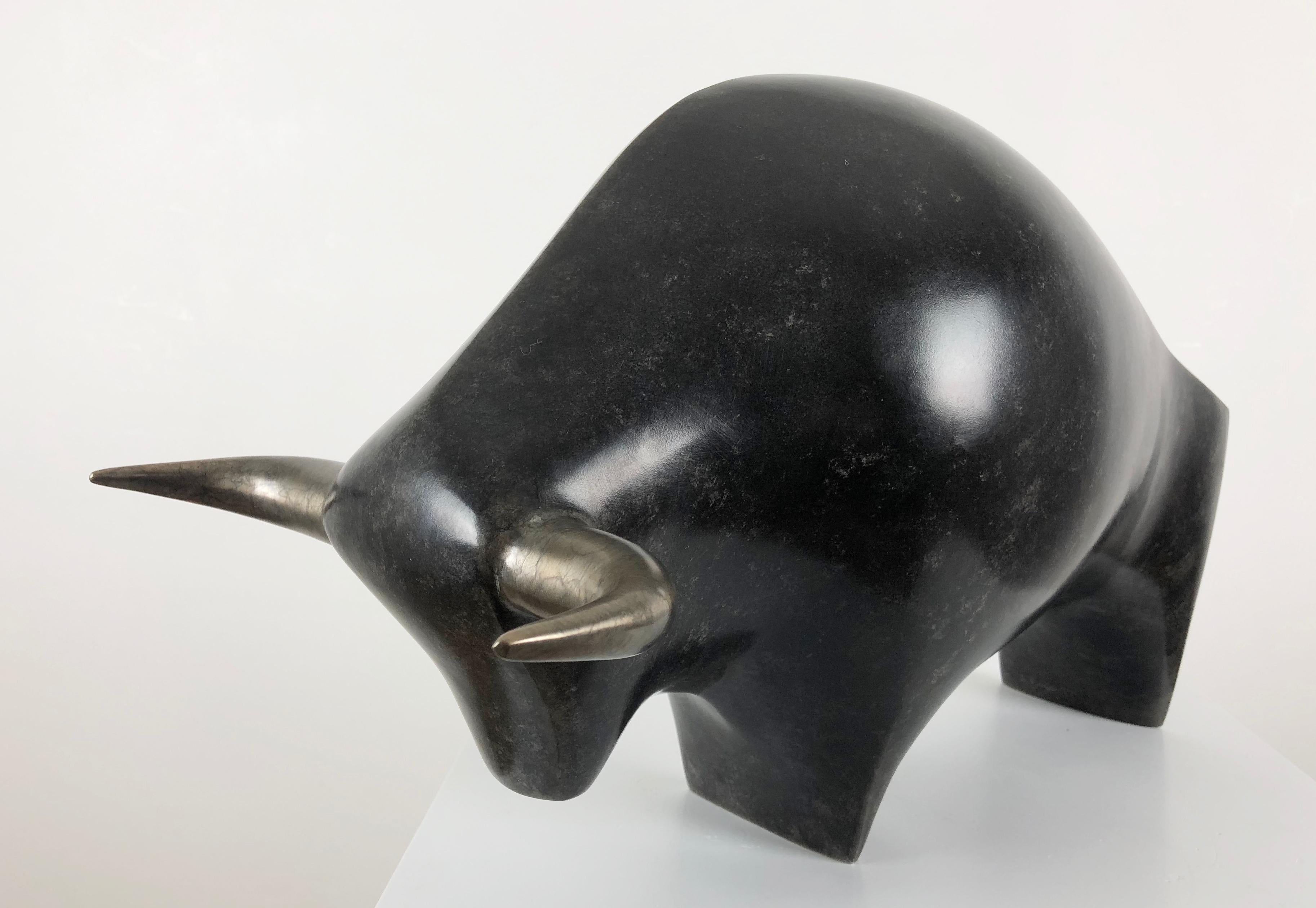 Stephen Page Figurative Sculpture - Aurochs 