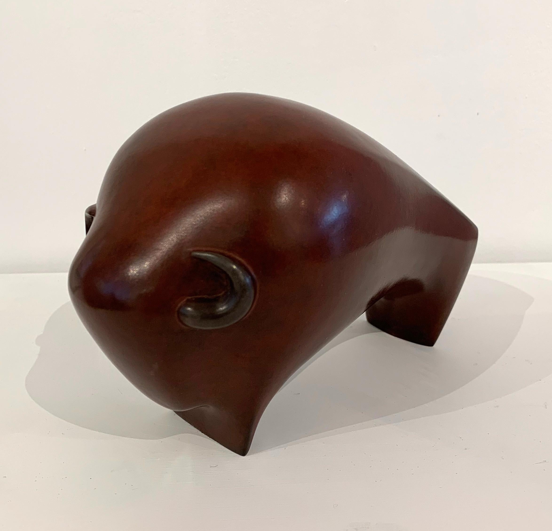 Bison, 6/15 - Sculpture by Stephen Page