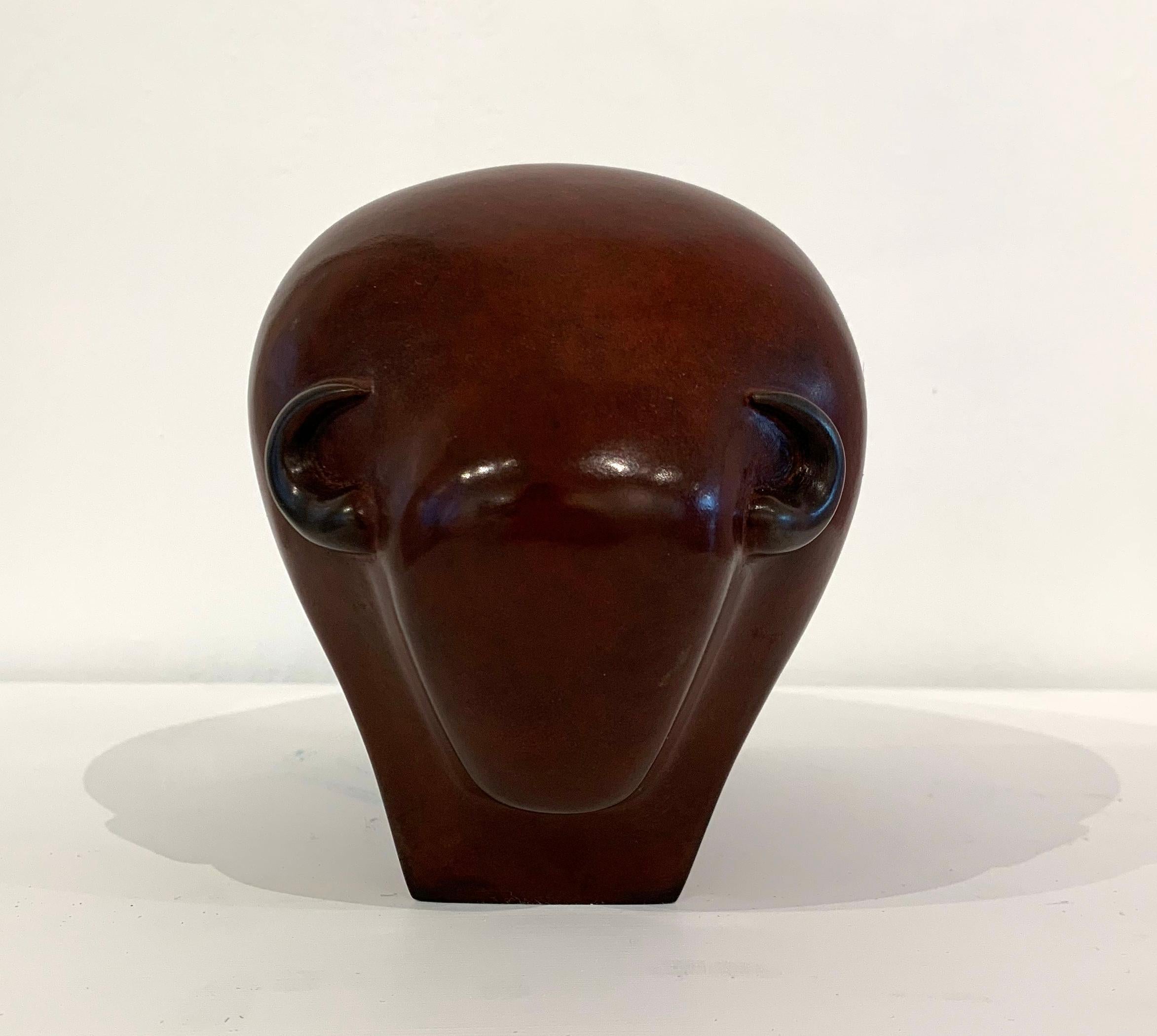 Bison, 6/15 - Contemporary Sculpture by Stephen Page