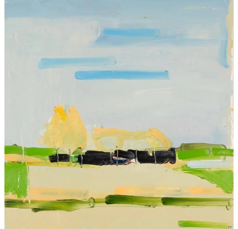 In der Nähe von Poynings Gemälde von Stephen Palmer B. 1959, 2023

Zusätzliche Informationen:
Medium: Öl auf Platte
Abmessungen: 32 x 32 cm
12 5/8 x 12 5/8 Zoll
Verso signiert, datiert und betitelt.

Stephen Palmer ist ein Landschaftsmaler mit einem