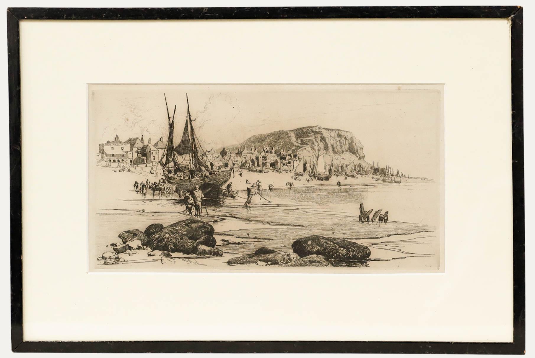 Stephen Parrish (1846-1938) - American School 19th Century Etching, Hastings