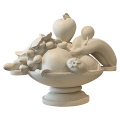 Bol à fruits en plâtre à grande échelle de Stephens
